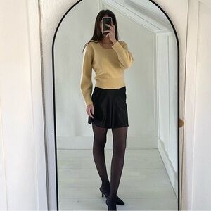 Blossom Wool Cashmere Knit Scoop Neck Sweater